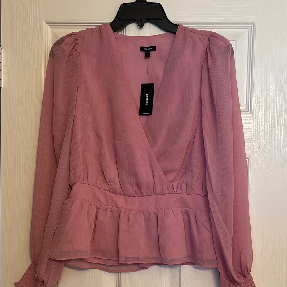 Elegant Pink Women's Top